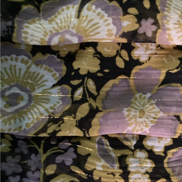 Zara One Shoulder Ruched Floral Minidress Size Medium NWT - Picture 5 of 9